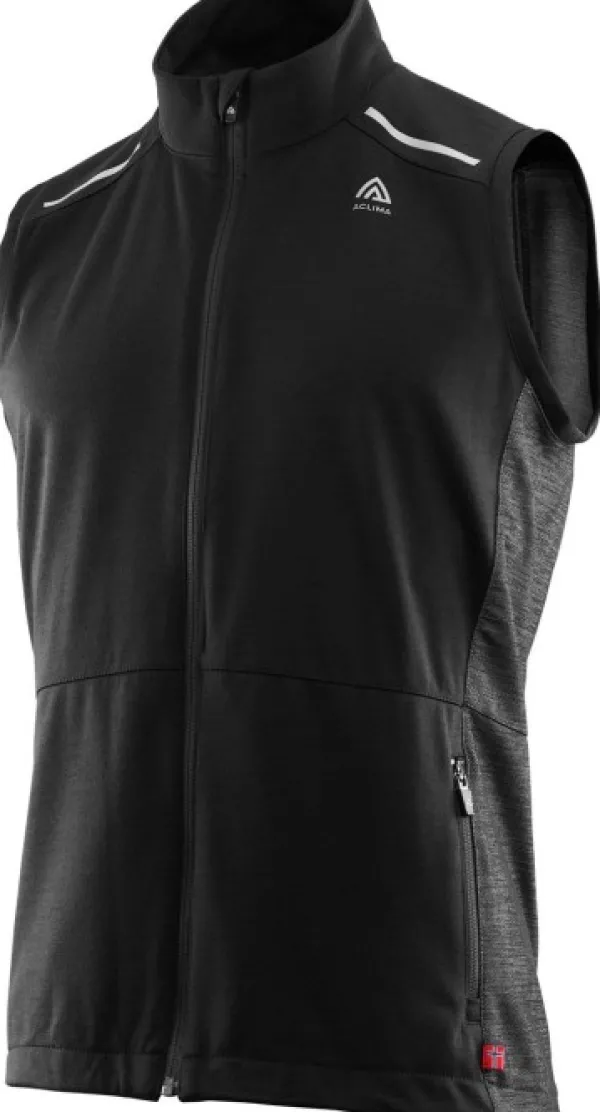 Aclima FlexWool Sports merinoliivi, musta| Liivit