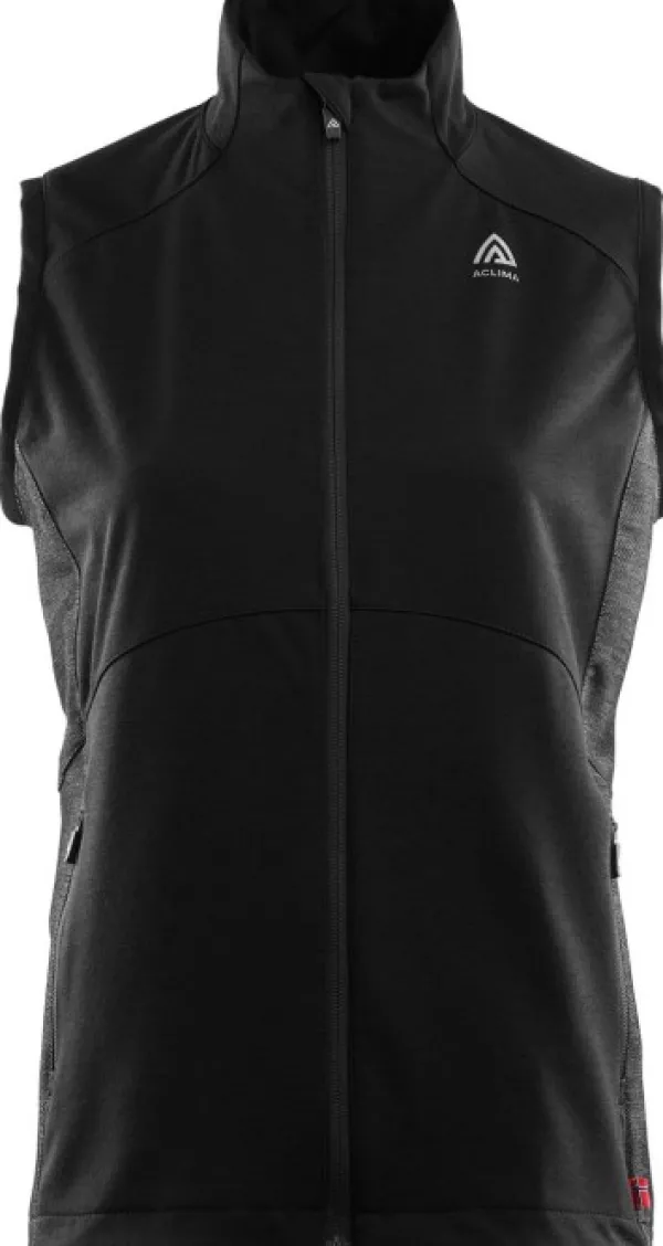 Aclima FlexWool Sports naisten liivi, musta| Makuupussit/Kolmen Vuodenajan Makuupussit