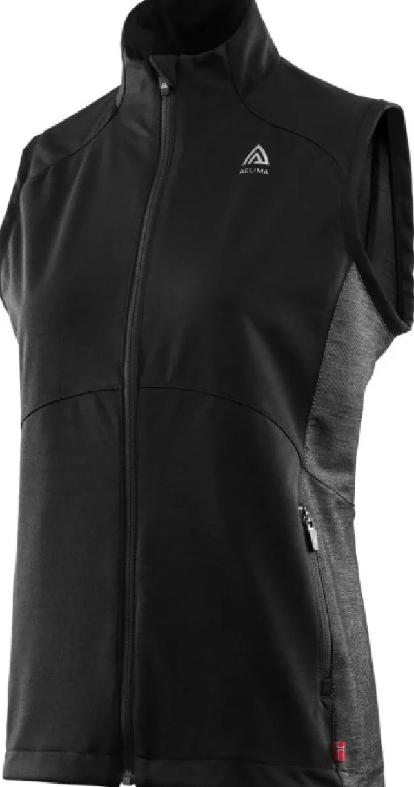 Aclima FlexWool Sports naisten liivi, musta| Makuupussit/Kolmen Vuodenajan Makuupussit