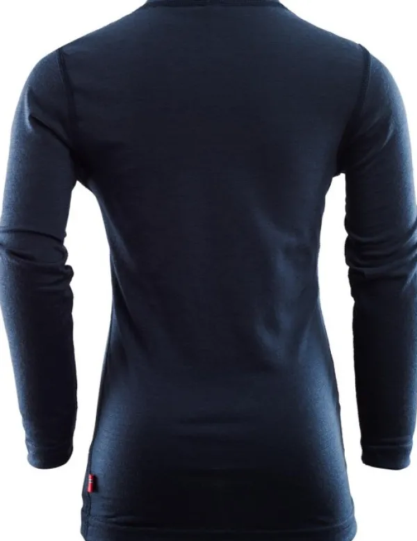 Aclima Lasten Alusasut Ja Kerrastot^Kids LightWool Crew Neck Shirt Navy Blazer