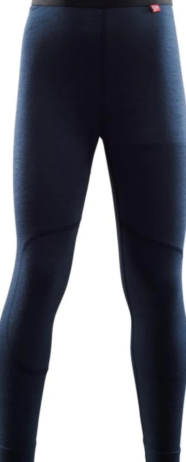 Aclima Kids LightWool Longs lasten merinovillakalsarit, Navy Blazer| Lasten Alusasut Ja Kerrastot