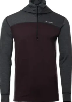Aclima LightWool 180 Hoodie M's Chocolate Plum / Marengo| Hupparit, Fleecet Ja Välipaidat