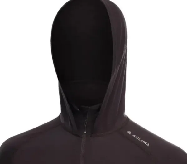 Aclima Hupparit, Fleecet Ja Välipaidat^LightWool 180 Hoodie W's Chocolate Plum