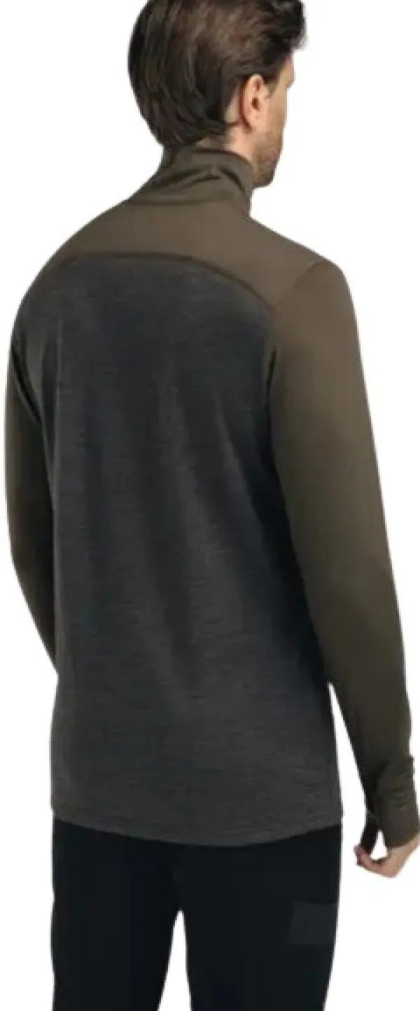 Aclima Hupparit, Fleecet Ja Välipaidat^LightWool 180 Polo w/ zip M's Tarmac / Marengo