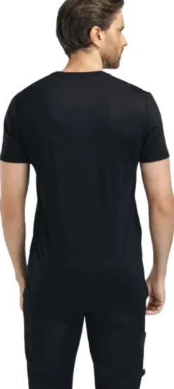 Aclima T-paidat Ja Pikeepaidat^LightWool 140 Trail Tee M's Jet Black