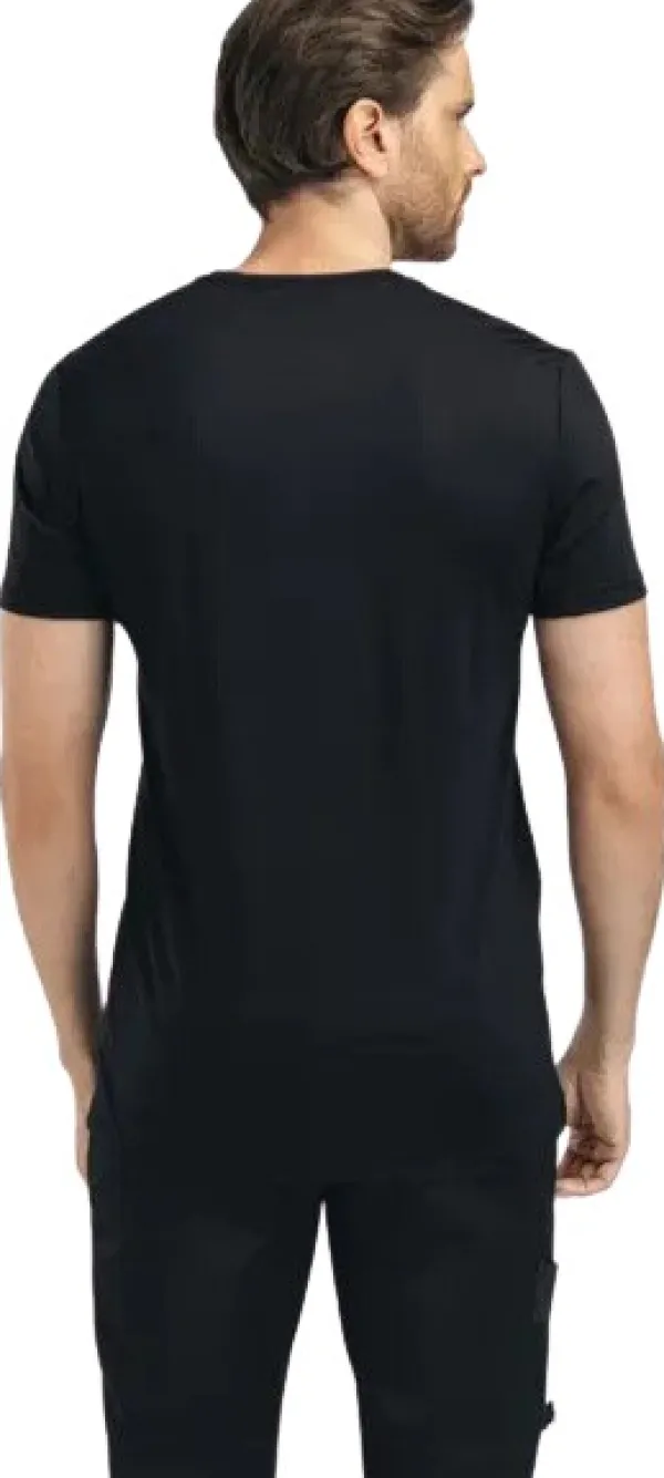 Aclima T-paidat Ja Pikeepaidat^LightWool 140 Trail Tee M's Jet Black