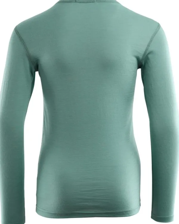 Aclima Lasten Alusasut Ja Kerrastot^Lightwool Crewneck Junior merinopaita, Oil Blue