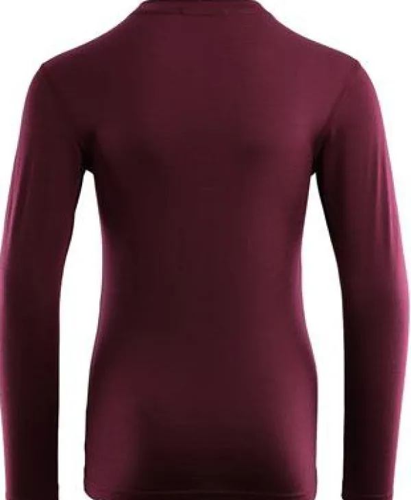 Aclima Lightwool Crewneck Junior merinopaita, Zinfandel| Lasten Alusasut Ja Kerrastot
