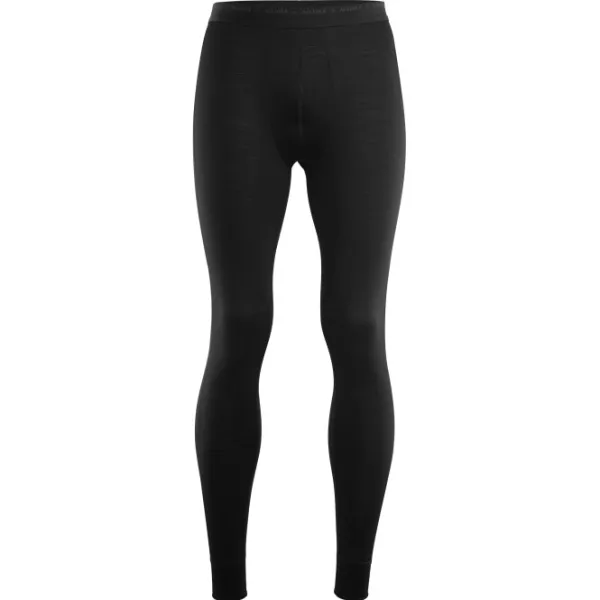 Aclima Kerrastohousut^LightWool Longs Man Jet Black