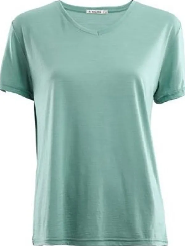 Aclima LightWool Loose Fit naisten t-paita, Oil Blue| T-paidat Ja Pikeepaidat