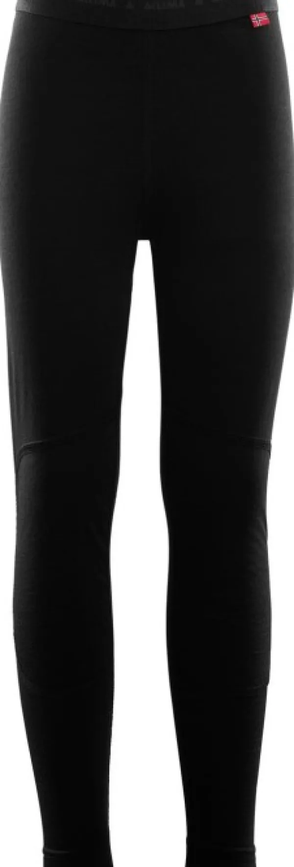 Aclima Lasten Alusasut Ja Kerrastot^LightWool Merino Junior -aluskerrastohousut (Jet Black)