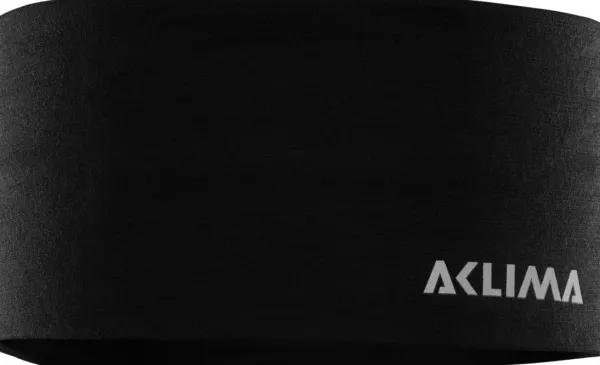 Aclima Päähineet, huivit ja kaulurit/Pannat^LightWool merinovillapanta, musta