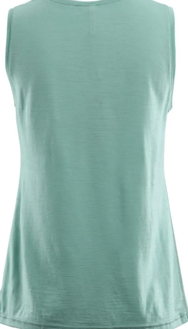 Aclima LightWool Singlet naisten hihaton, mintunvihreä| Hihattomat Paidat