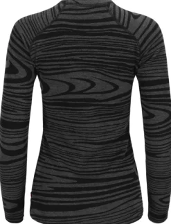 Aclima WarmWool Crewneck naisten kerrastopaita, Black Motion| Kerrastopaidat