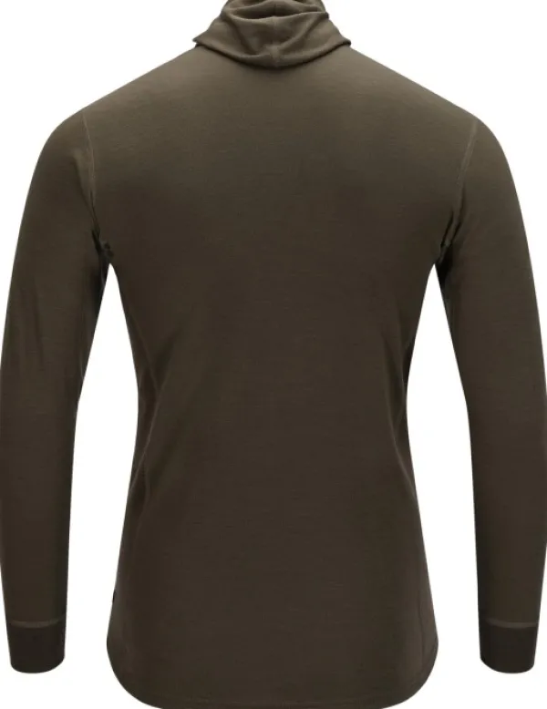 Aclima Hupparit, Fleecet Ja Välipaidat^WarmWool Hoodsweater V2 kerrastopaita, Tarmac
