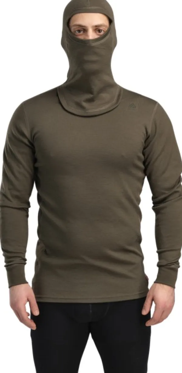 Aclima Hupparit, Fleecet Ja Välipaidat^WarmWool Hoodsweater V2 kerrastopaita, Tarmac