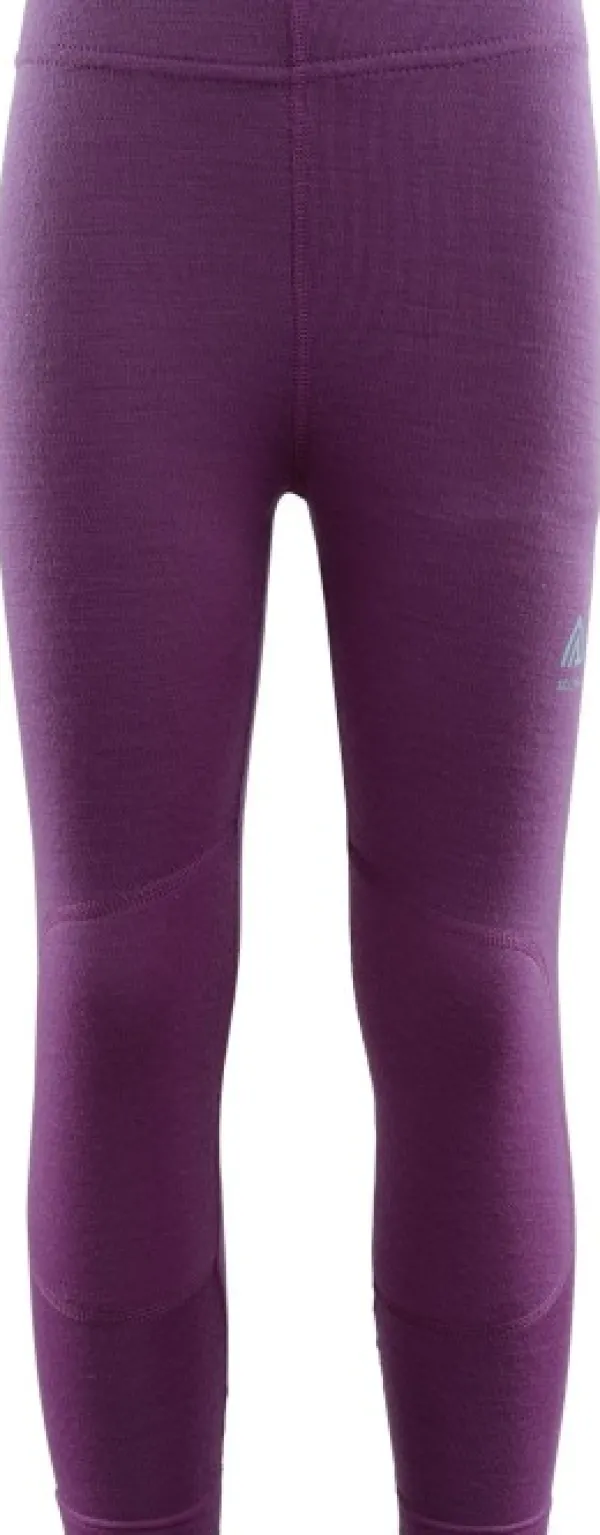 Aclima Lasten Alusasut Ja Kerrastot^WarmWool lasten kerrastohousut, Sunset Purple