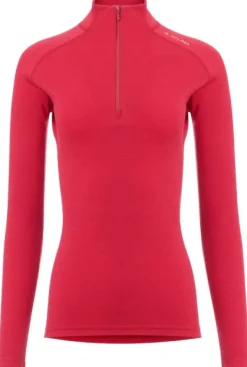 Aclima Hupparit, Fleecet Ja Välipaidat^WarmWool Mockneck naisten kerrastopaita, Jester Red