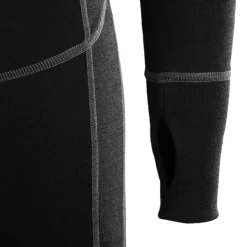 Aclima WarmWool Overall juniorin merinovillahaalari, musta| Lasten Alusasut Ja Kerrastot