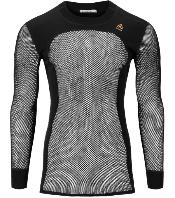Aclima Kerrastopaidat^WN crew neck aluskerrastopaita, musta