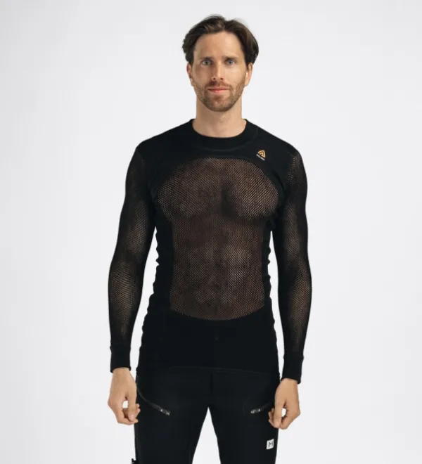 Aclima Kerrastopaidat^WN crew neck aluskerrastopaita, musta