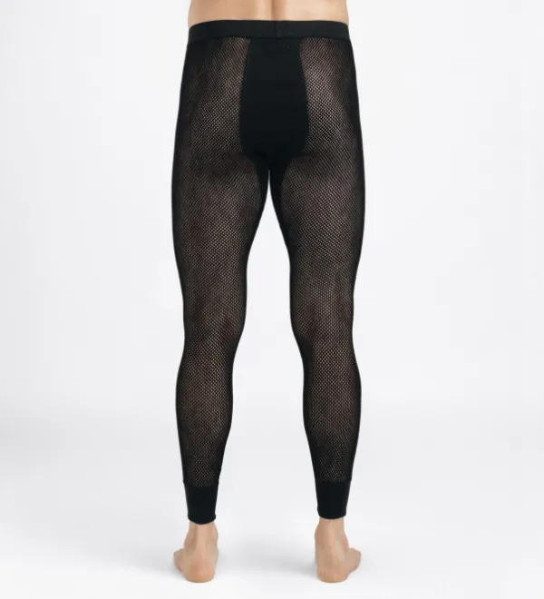 Aclima Kerrastohousut^WN longs - aluskerrastohousut musta