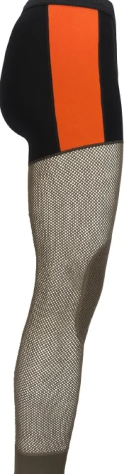 Aclima WoolNet Hybrid Longs kerrastohousut, Jet Black/Tarmac/Gold Flame| Kerrastohousut