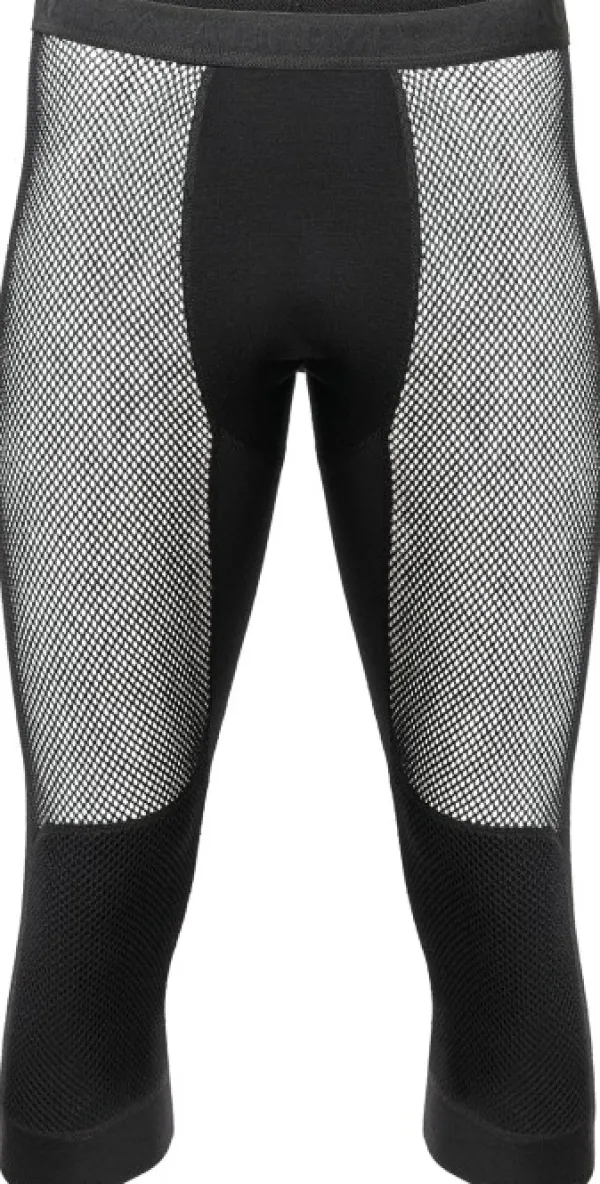 Aclima Kerrastohousut^WoolNet kerrastohousut ¾-lahkeella, musta