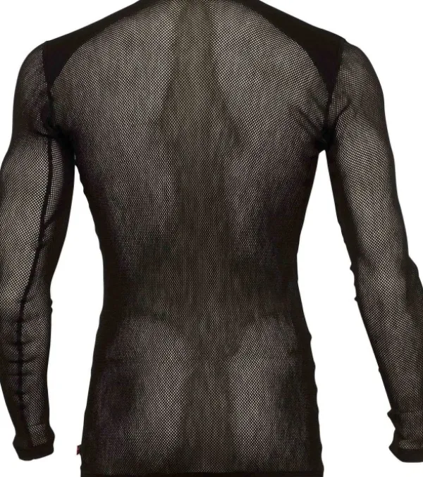 Aclima WoolNet Light Crewneck verkkoaluspaita, musta| Kerrastopaidat