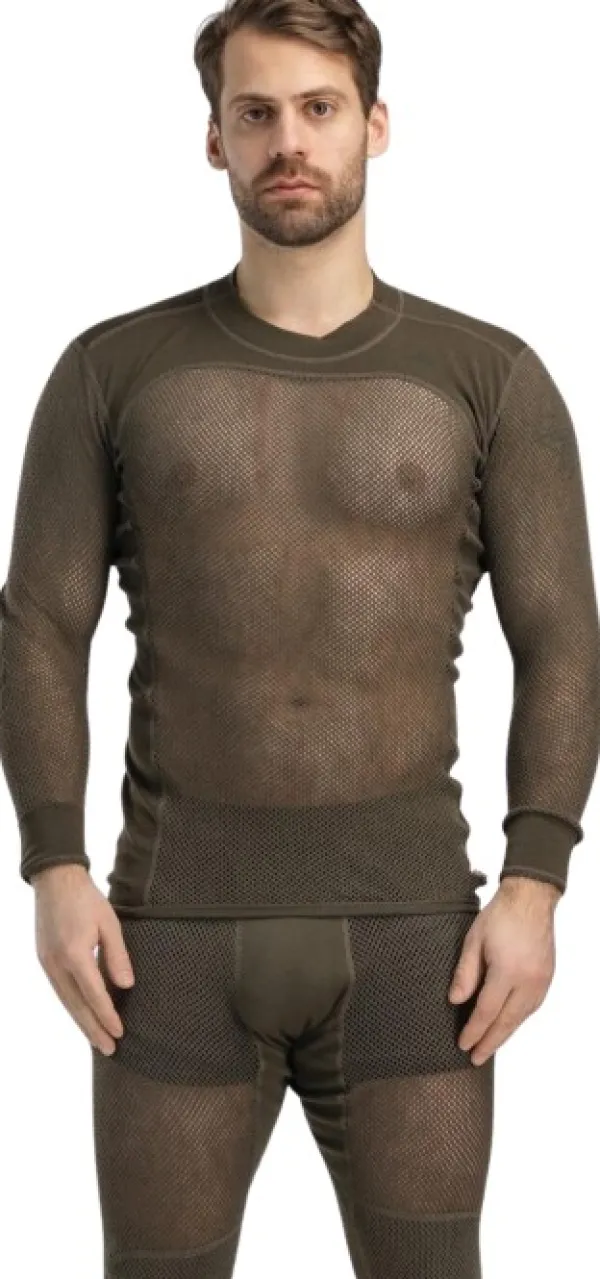 Aclima Kerrastopaidat^WoolNet Original Crewneck kerrastopaita, Tarmac