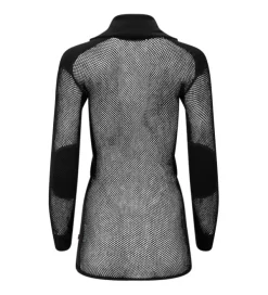 Aclima WoolNet Polo Shirt with Zip Woman Jet Black| Kerrastopaidat