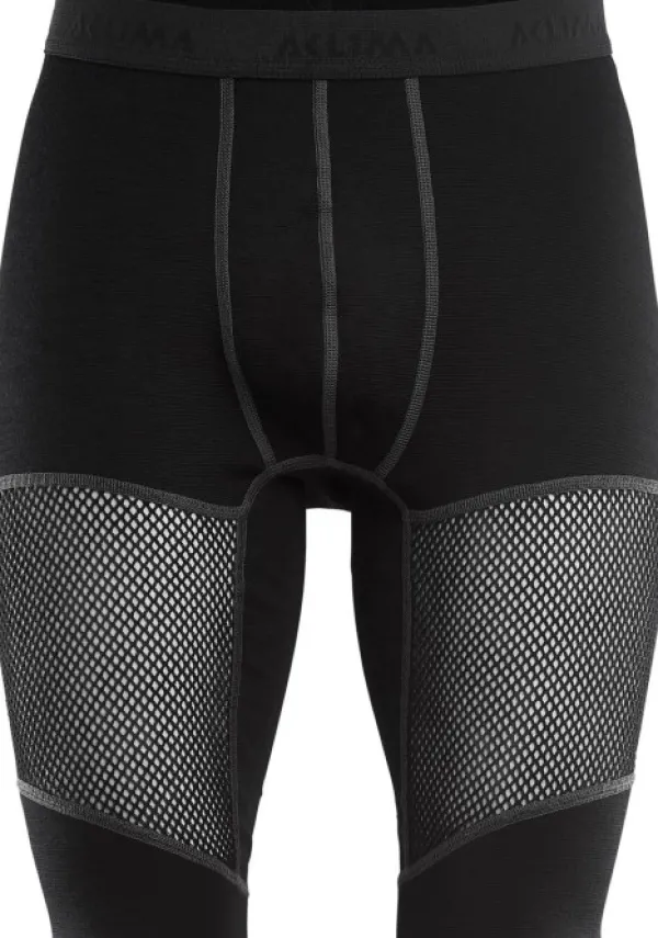 Aclima Alusvaatteet^WoolNet Shorts Long Man Jet Black