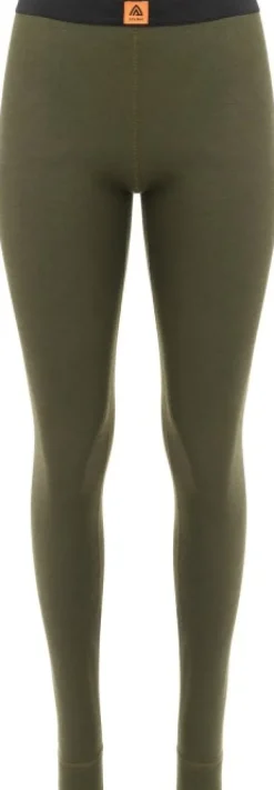 Aclima WoolTerry Longs naisten kerrastohousut, Olive Night| Kerrastohousut