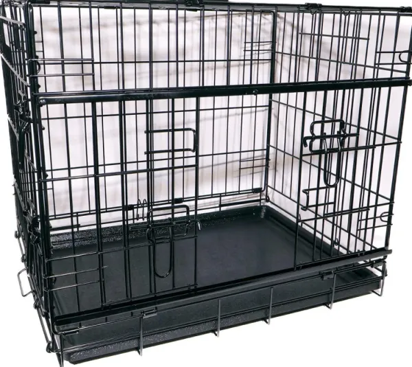 Active Canis Premium Dubbeldoor Cage 122x76x84 cm| Koirankopit