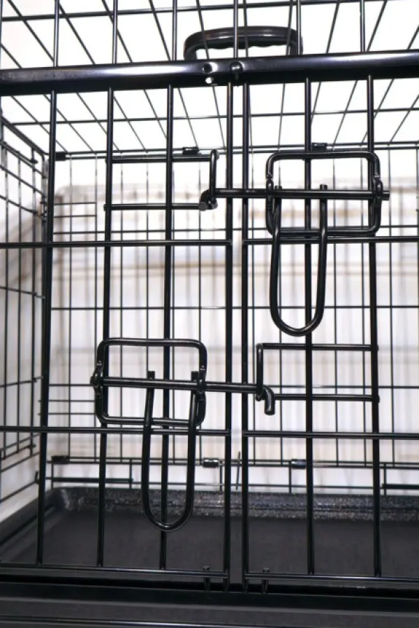 Active Canis Premium Dubbeldoor Cage 91x61x67 cm| Koirankopit