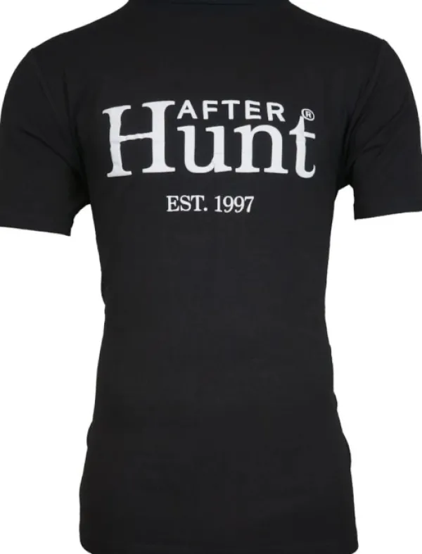 After Hunt Logo T-Shirt Basic Black| Metsästysliivit/Fleeceliivit