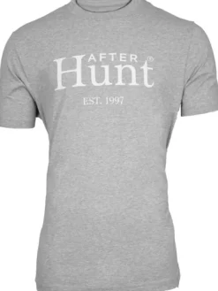After Hunt Logo T-Shirt Basic Grey| T-paidat Ja Pikeepaidat