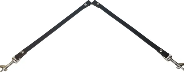 Alac nahkainen remminjakaja, 18mmx40+40cm, ruskea| Taluttimet