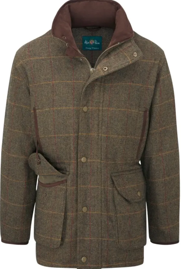 Alan Paine Combrook Waterproof Tweed Shooting Field Coat takki, Teak| Metsästystakit/Loden- Ja Tweedtakit