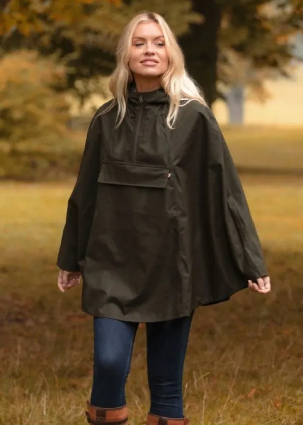 Alan Paine Anorakit^Fernley Cape naisten anorakki, unisex, Woodland