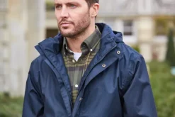 Alan Paine Metsästyspaidat^Ilkley Flannel Button Down Collar Shirt flanellipaita, Olive Check