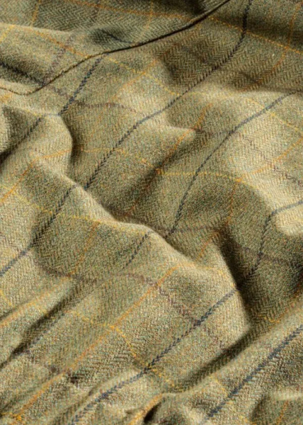 Alan Paine Liivit^M's Rutland Tweed Shooting Waistcoat Dark Moss