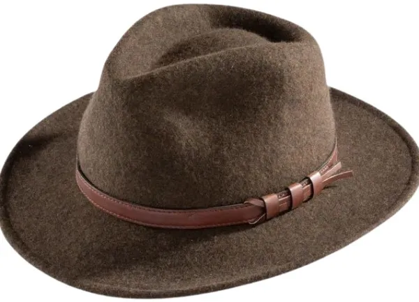 Alan Paine Metsästysasusteet/Metsästyshatut^Richmond Felt Hat hattu, Brown