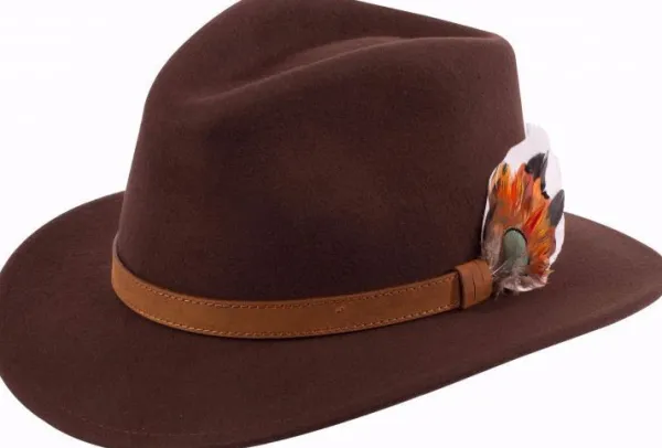 Alan Paine Richmond Felt Hat Unisex Brown| Metsästysasusteet/Metsästyshatut