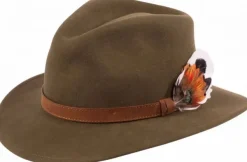 Alan Paine Metsästysasusteet/Metsästyshatut^Richmond Felt Hat Unisex Olive