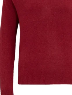 Alan Paine Streetly V-Neck Pullover lampaanvillainen pusero, punainen| Metsästysliivit/Fleeceliivit