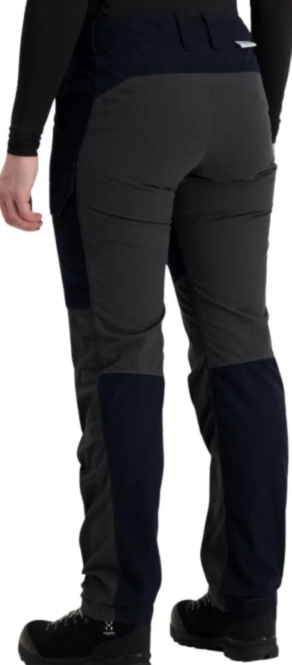 Alaska 1795 Retkeilyhousut^Alaska Comfort -naisten housut, musta/harmaa