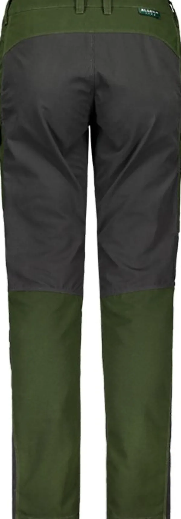 Alaska 1795 Retkeilyhousut^Alaska Comfort -naisten housut, vihreä/harmaa