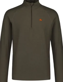 Alaska 1795 Alaska CoolDry Half-Zip Top paita, Moss Brown| Metsästysliivit/Fleeceliivit