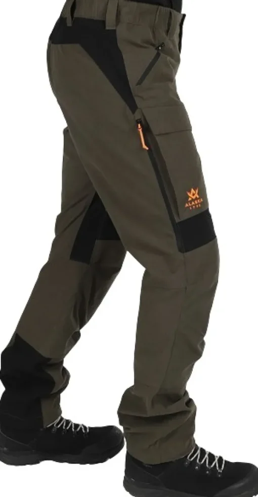 Alaska 1795 Metsästyshousut/Softshellhousut Ja Tuulenpitävät Housut^Alaska Durashield Pant housut, Night Green